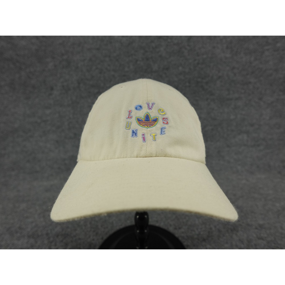 Adidas Baseball Cap Unisex OSFM Cream Love Unites Pride Trefoil Hat